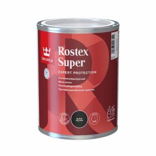 Tikkurila ROSTEX SUPER Antikorózna základná farba na kov 3 l, Čierna