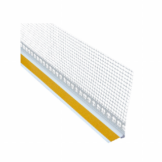 Začisťovací okenný profil s tkaninou VERTEX 6 mm, 1,6 m, 30 ks