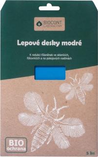 Lepové dosky Biocont modré - skleník 5 ks