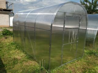 Polykarbonátový skleník LANITPLAST DODO 210, 3 m PC 4 mm  + teplomer / vlhkomer LANITPLAST + skleníkové tesnenie LANITPLAST 12 m