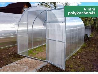 Polykarbonátový skleník LEGI GARLIC 4 x 1,64 m, 6 mm GA179790-6MM
