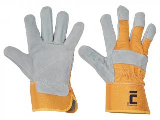 Pracovné kombinované rukavice EIDER  žltá, vel.10,5