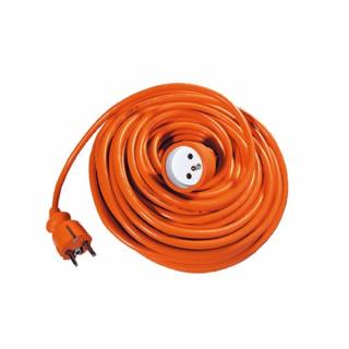 Predlžovací kábel 25 m, 3 x 1,0 mm, oranžový