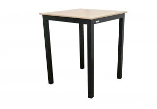 Stôl EXPERT WOOD antracit, gastro, barový, hliníkový, 90x90x110 cm