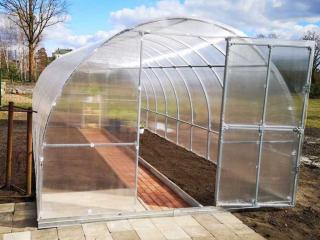 Zahradní skleník Gardentec CLASSIC T 2 x 3 m, 4 mm  5x tyč na paradajky ZDARMA