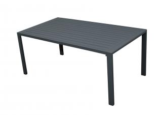 Záhradný stôl MORISS, hliníkový, 130 x 72 x 55 cm
