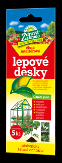 Žlté lepové dosky - interiérové (5ks)