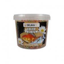 Krmivo pre Jazierkove ryby a Koi kapre Color Premium 3l (500g)-vedierko