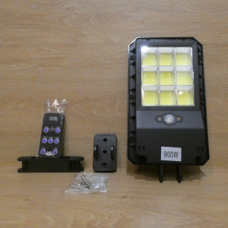 Solárne, indukčné, nástenné LED svietidlo so senzorom, 900w - LL-690T