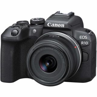 Canon EOS R10 + RF-S 18-45 mm f/4.5-6.3 IS STM  +  cashback 30 €