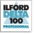 Delta 100 4x5  /100 čiernobiely negatívny film, Ilford
