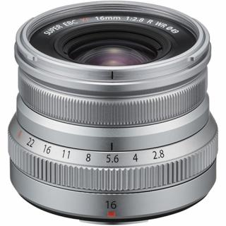 Fujifilm Fujinon XF 16mm f/2.8 R WR strieborný