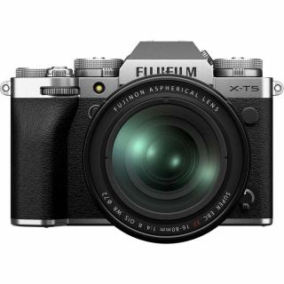Fujifilm X-T5 + Fujinon XF 16-80mm f/4 R O.I.S. WR, strieborný