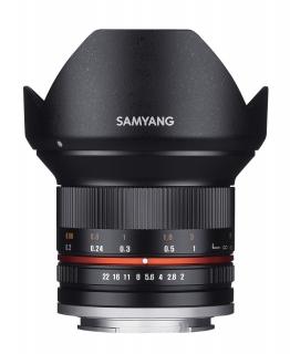 Objektív Samyang  12mm F2.0 Canon M (Black)