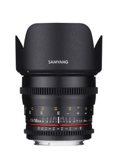 Objektív Samyang  50mm T1.5 VDSLR Sony E