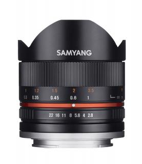 Objektív Samyang  8mm F2.8 II Fuji X (Black)