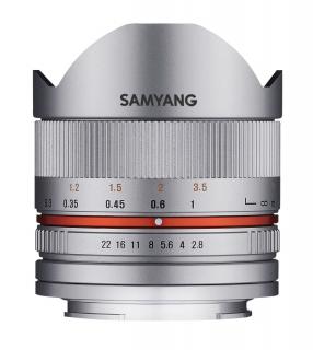 Objektív Samyang  8mm F2.8 II Fuji X (Silver)