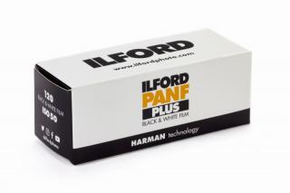 Pan F Plus  120 černobílý negativní film, ILFORD