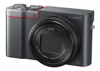 Panasonic DMC-TZ100 silver (20 Mpx MOS, 10x zoom LEICA, 4K, 3  LCD+LVF, Wi-Fi, RAW)