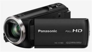 Panasonic HC-V180EP-K, 1/5,8  BSI 2.2Mpx, 50x zoom 28mm, 5-osý OIS, černá