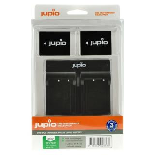 Set Jupio 2x NP-W126 + Dual charger pre Fujifilm