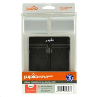 Set Jupio 2xLP-E6N 2040mAh+Dual Charger pre Canon