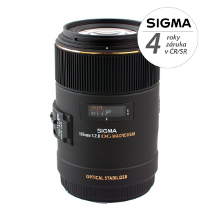 Sigma 105/2.8 MACRO EX DG OS HSM Canon  + 4 roky záruka