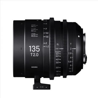 Sigma 135MM T2 FF FL F/CE (METRIC), objektív CINE pre Canon EF - fully luminous  + 4 roky záruka