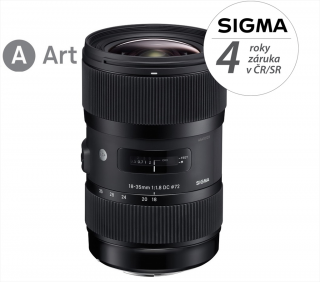 Sigma 18-35/1.8 DC HSM ART Canon  + 4 roky záruka
