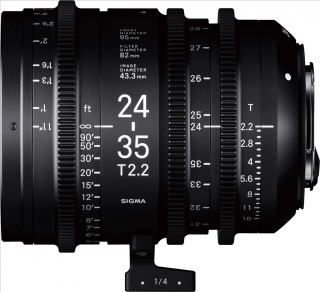 Sigma 24-35MM T2.2 FF FL F/CE (METRIC), objektív CINE pre Canon EF - fully luminous  + 4 roky záruka