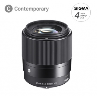 Sigma 30/1.4 DC DN Contemporary Canon EF-M  + 4 roky záruka