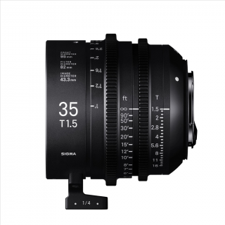 Sigma 35MM T1.5 FF FL F/CE (METRIC), objektív CINE pre Canon EF - fully luminous  + 4 roky záruka