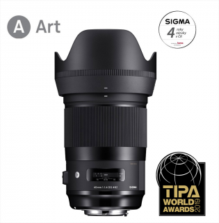 Sigma 40/1.4 DG HSM ART Canon EF mount  + 4 roky záruka