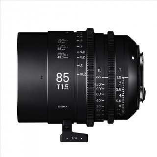 Sigma 85MM T1.5 FF FL F/CE (METRIC), objektiv CINE pro Canon EF - fully luminous  + 4 roky záruka