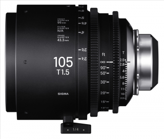 Sigma CINE 105mm T1.5 FF F/AP2 METRIC iTechnology pre Arri PL  + 4 roky záruka