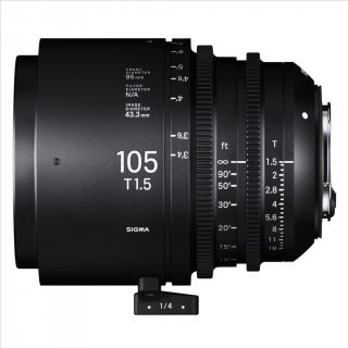 Sigma CINE 105mm T1.5 FF FL F/VE METRIC Fully Luminous pre Sony E  + 4 roky záruka