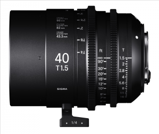 Sigma CINE 40mm T1.5 FF F/VE METRIC pre Sony E  + 4 roky záruka