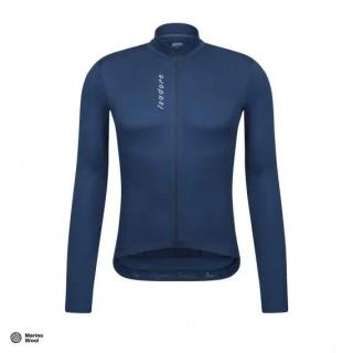 Cyklodres ISADORE  Signature Thermal Long Sleeve Jersey Indigo Blue (Cyklodres ISADORE )