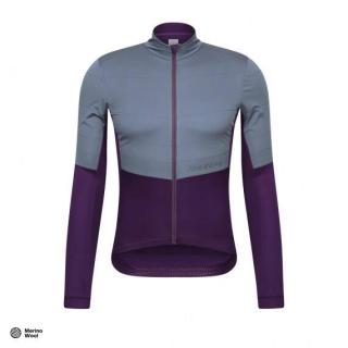 Cyklodres ISADORE  Signature Wind Block Long Sleeve Jersey Blackberry Cordial (Cyklodres ISADORE )