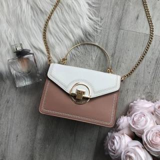 Crossbody kabelka staroružová / biela KEIRA X479