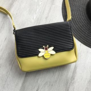 Crossbody kabelka žlto - čierna G. PASQUIER X583