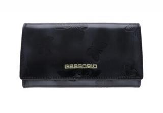 Dámska kožená peňaženka GREGORIO BT114 čierna