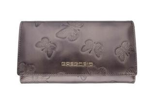 Dámska kožená peňaženka GREGORIO BT114 šedo hnedá