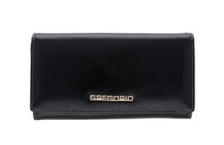 Dámska kožená peňaženka GREGORIO čierna U183