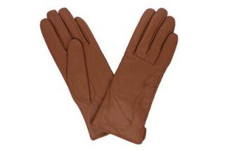 Dámske kožené rukavice  hnedé PRIUS B664 Veľkosť: XL