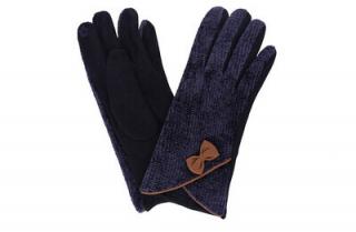 Dámske rukavice modré pletené PRIUS uni RS48