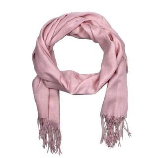 Dámsky kašmírový šál ružový (180x70cm) T148