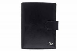 Pánska kožená peňaženka ROVICKY čierna U346 s RFID