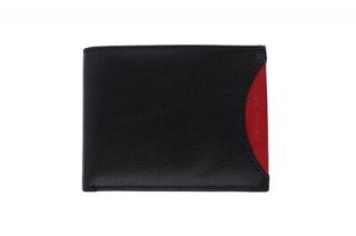 Pánska kožená peňaženka ROVICKY čierna U361 s RFID