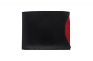 Pánska kožená peňaženka ROVICKY čierna U363 s RFID